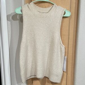 Daily Ritual Sand Heather Knit Top
